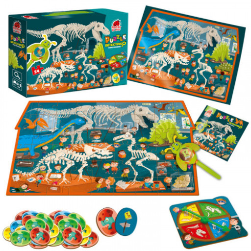 Puzzle-detective «Dino museum»