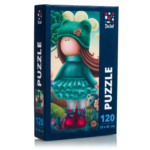 Puzzle De.tail «Little doll with a horse»