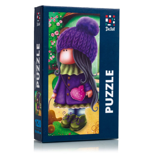 Puzzle De.tail «Cute doll with an elephant»