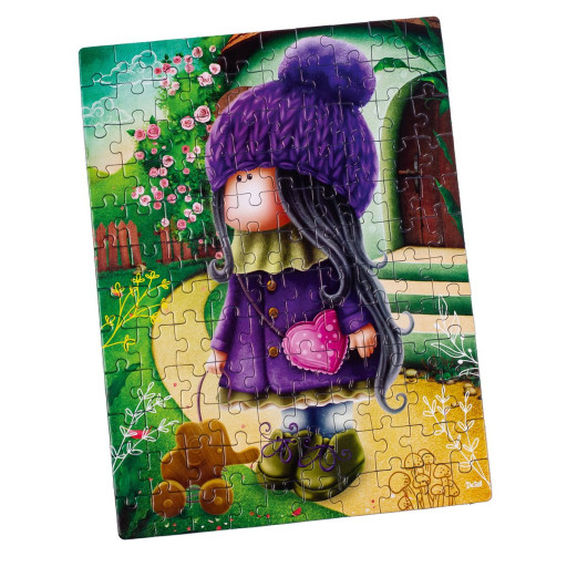 Puzzle De.tail «Cute doll with an elephant»