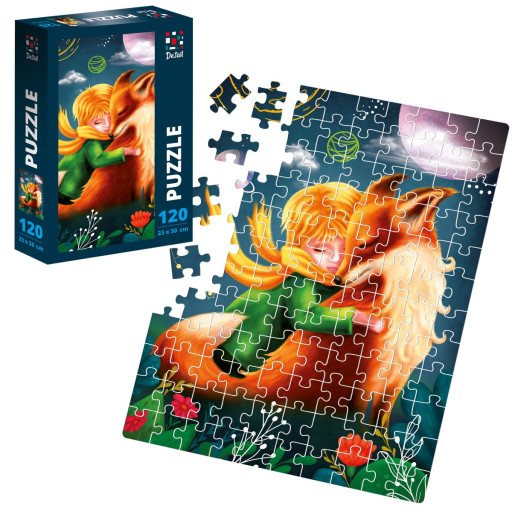 Puzzle De.tail «A boy and a fox»