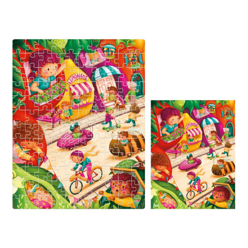 Puzzle De.tail «The fruit town»