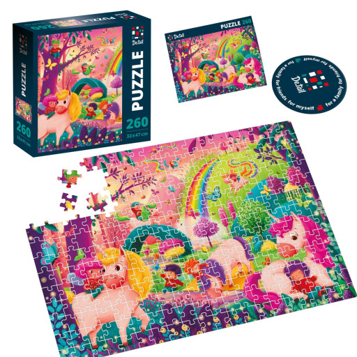 Puzzle De.tail «The world of unicorns»