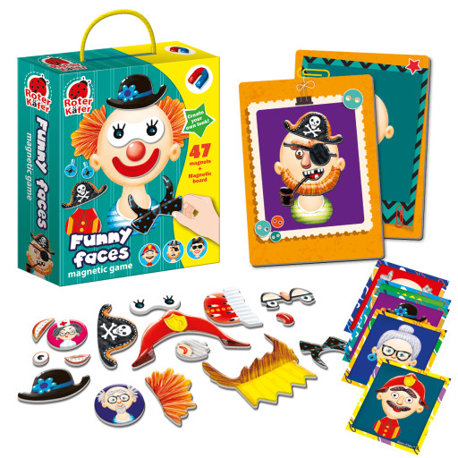 Magnetic game «Funny faces»