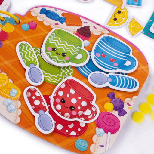 Busy book with velcro "The Delicacies"