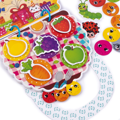 Busy book with velcro "The Smileys"