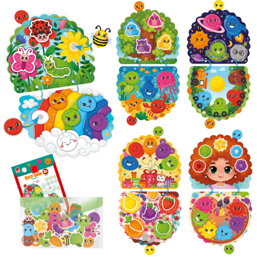 Busy book with velcro "The Smileys"