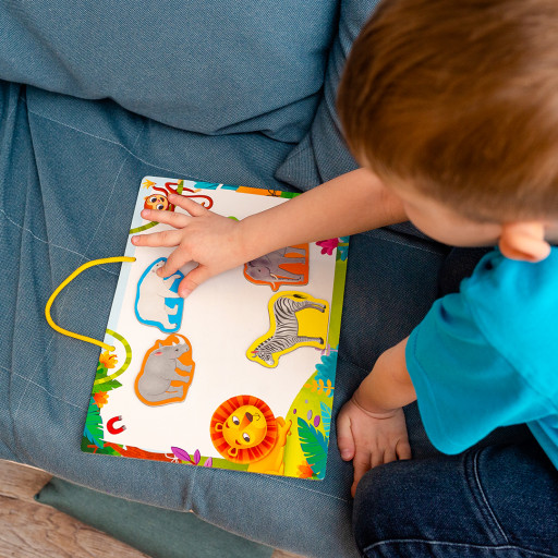 Magnetic game board «Zoo»