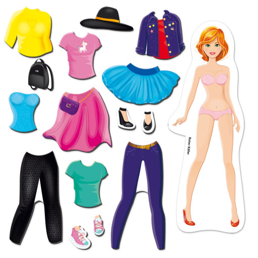 Magnetic game «Trendy girl»