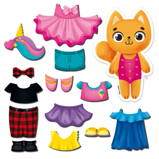 Magnetic game "A kitty"  