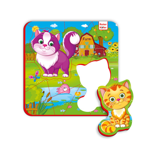 Foam magnetic puzzle «Farm»