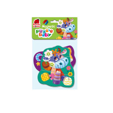 Magnetic baby puzzle «Cow-Cat»