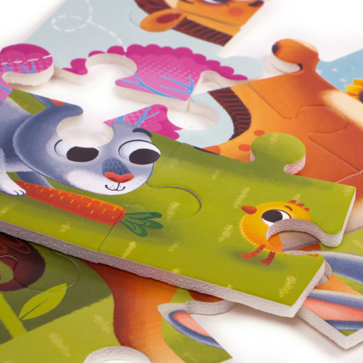 Foam puzzles A4 «Domestic animals»