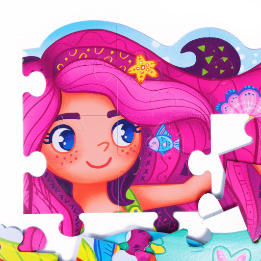 Mermaid floor puzzle