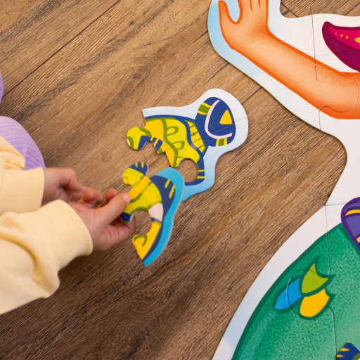 Mermaid floor puzzle