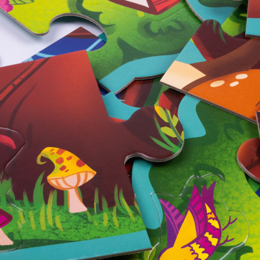 Forest animals floor puzzle