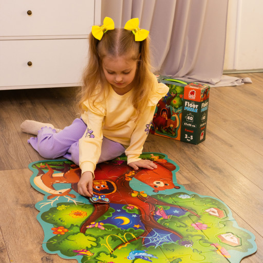 Forest animals floor puzzle