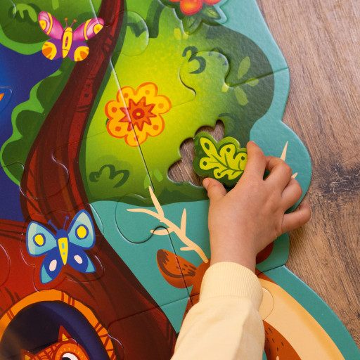 Forest animals floor puzzle