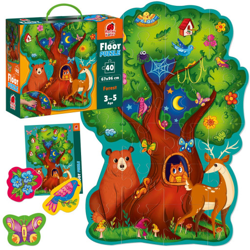 Forest animals floor puzzle