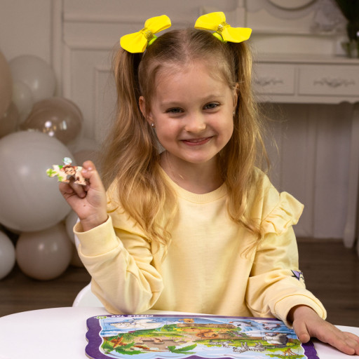 Puzzle tab «Animals in the zoo»