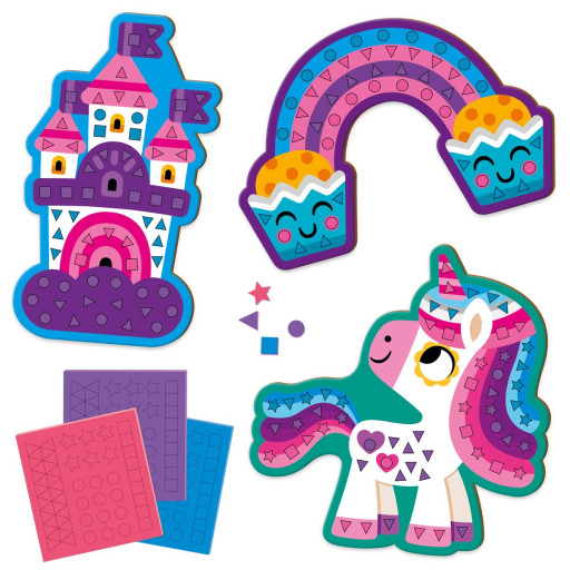 Creativity kit soft mosaic "A unicorns"