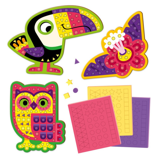 Creativity kit soft mosaic "The birds"