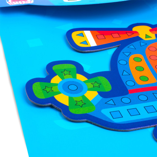 Creativity kit soft mosaic "Transport"