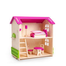 Wooden cottage for doll