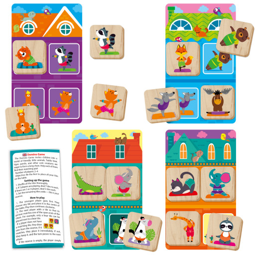 Educational game Lotto Yoga Animals