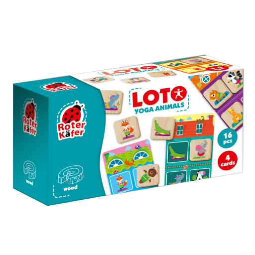 Educational game Lotto Yoga Animals