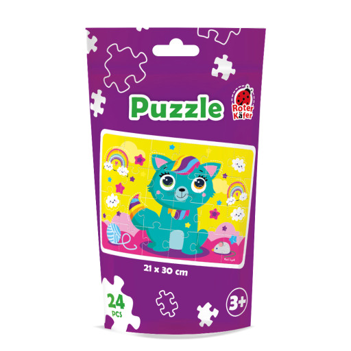 Puzzle in stand-up pouch «Cat»